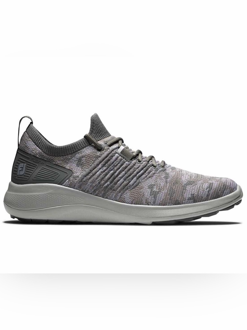 FootJoy Flex XP Men's Lightweight Gray Camo Knit Golf Shoes